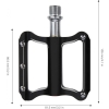 Pedały rowerowe aluminium GUB GC020 - DU